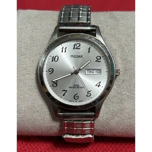 Pulsar Mens 3D1005 50M Water Resistent Watch VX43-X077